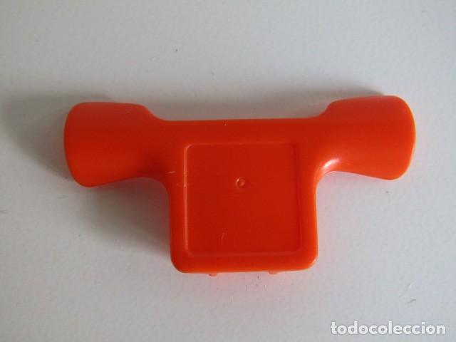 Playmobil: DIFICIL FRONTAL NARANJA DE MOTOCICLETA DE CROSS ANTIGUA PLAYMOBIL