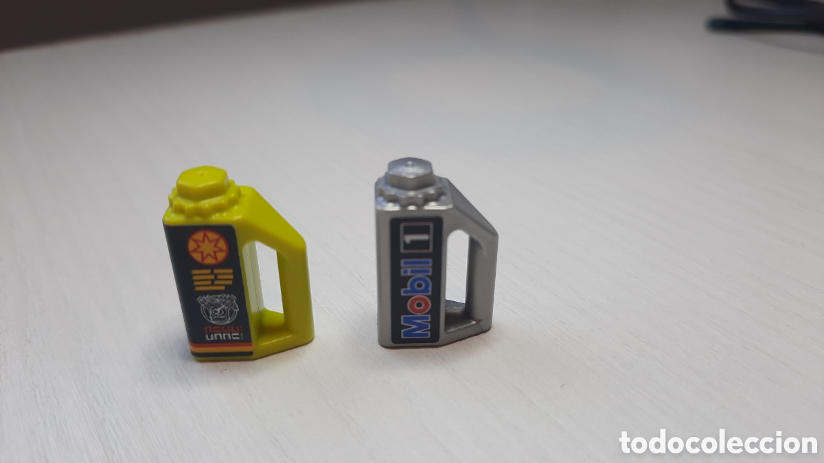 Playmobil: Dos latas aceite motor Playmobil