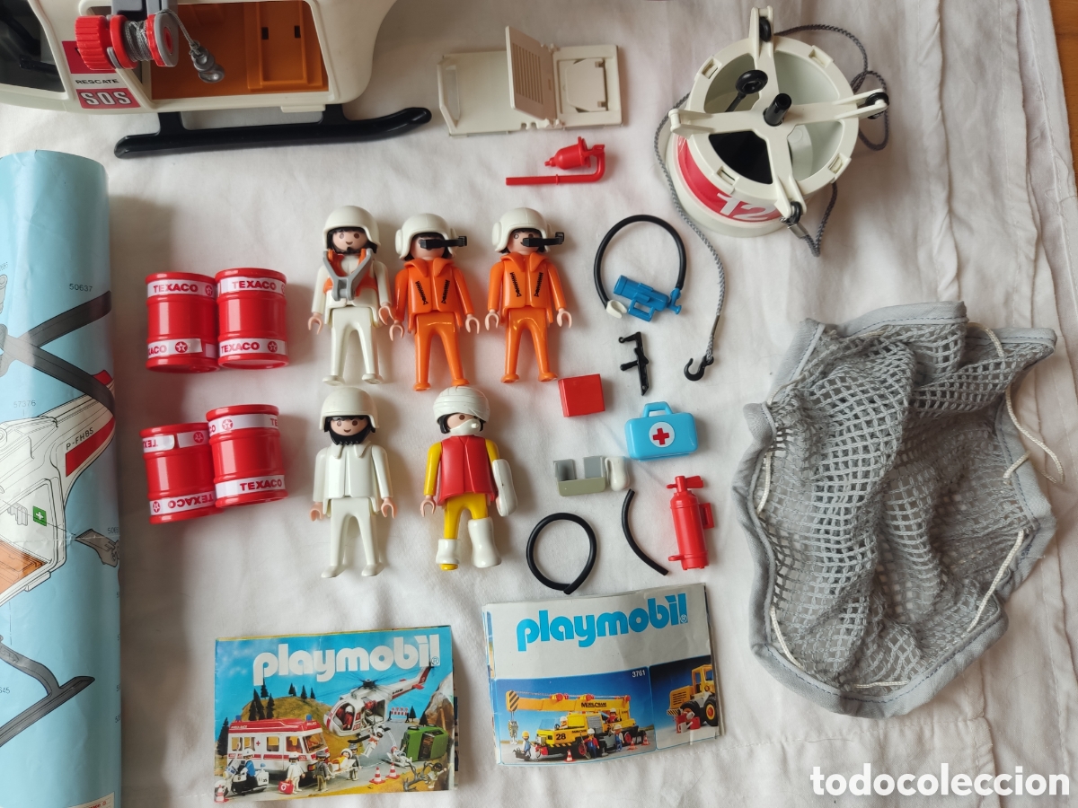 Playmobil: Playmobil 3789 Helic&oacute;ptero Rescate blanco