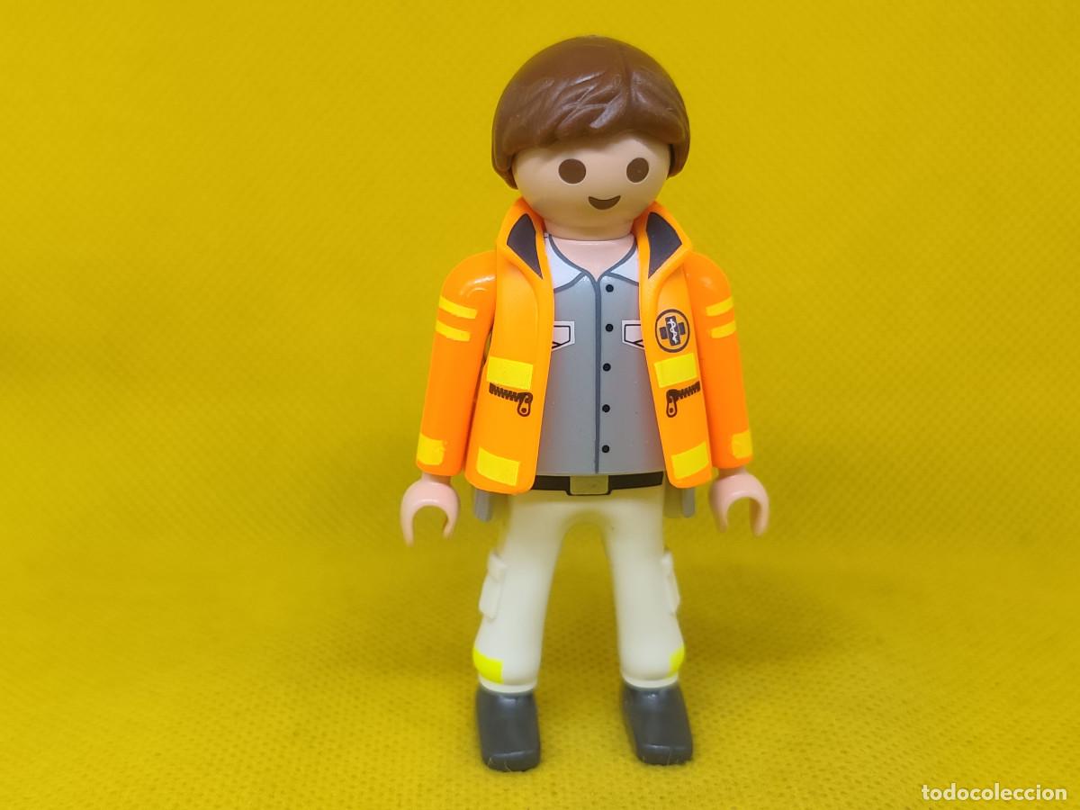 Playmobil: Playmobil M&eacute;dico de emergencias, enfermero, conductor de ambulancia