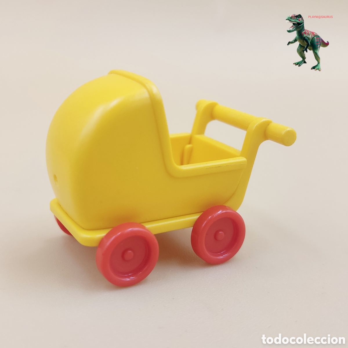 Playmobil: Playmobil carricoche amarillo carrito mu&ntilde;ecas cochecito juguete infantil 3195 3290 3357 4584 5403
