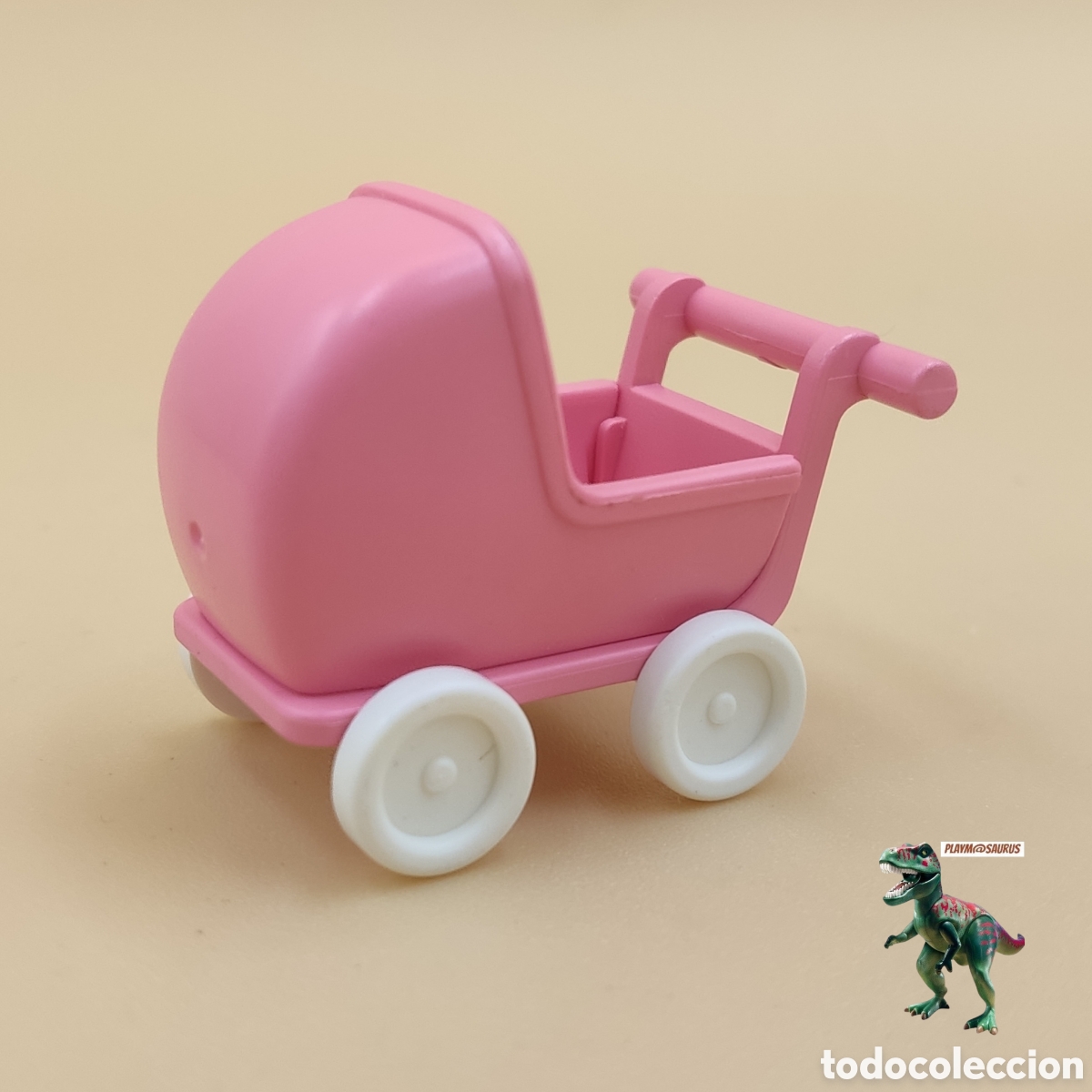 Playmobil: Playmobil carricoche rosa carrito mu&ntilde;ecas cochecito juguete infantil 5300 5312 5507 5955 3943 3822
