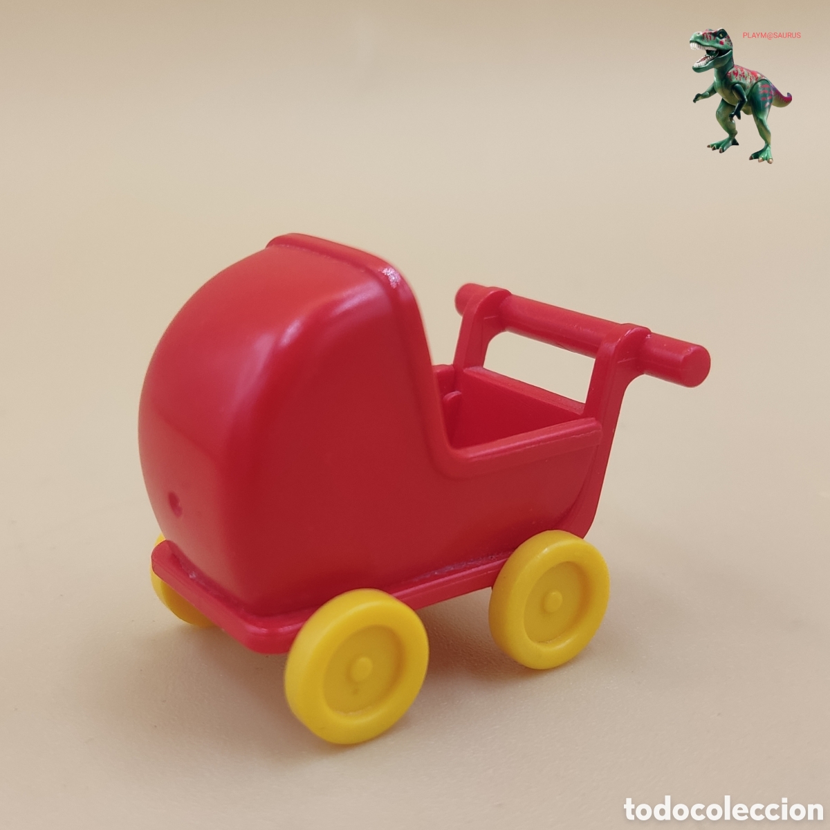 Playmobil: Playmobil carricoche rojo carrito mu&ntilde;ecas cochecito juguete infantil 6250 4145 5328 5763
