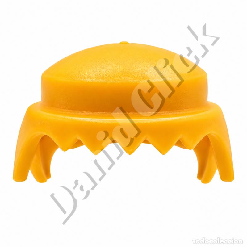 Playmobil: Playmobil Peluca Cl&aacute;sica Hombre Rubia Figura Masculina Repuesto Custom