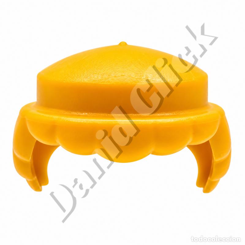 Playmobil: Playmobil Peluca Hombre Rubia Corta Compatible con Sombreros Figura Repuesto Custom