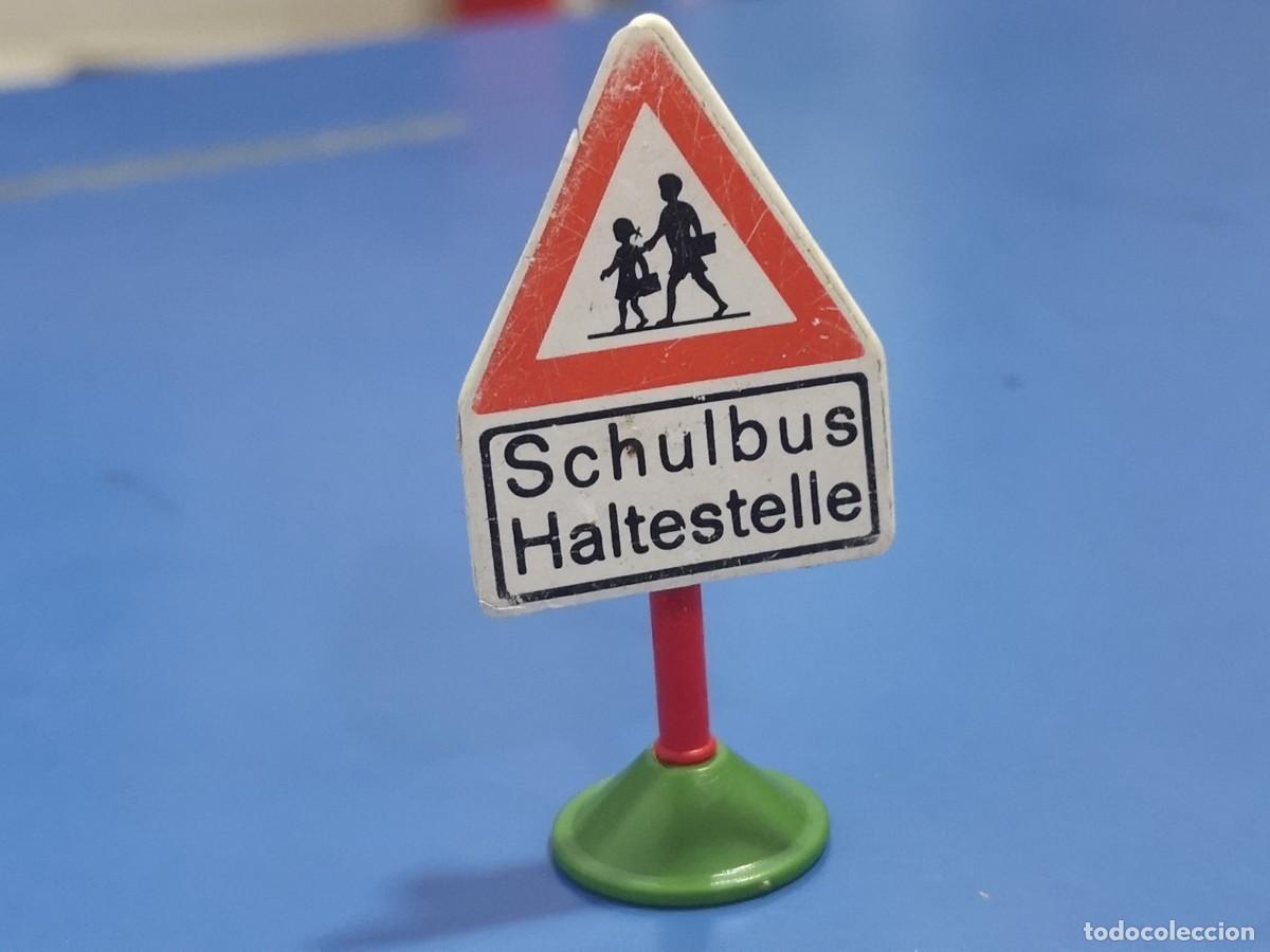 Playmobil: Playmobil se&ntilde;al escuela paso peatones ciudad city Ses