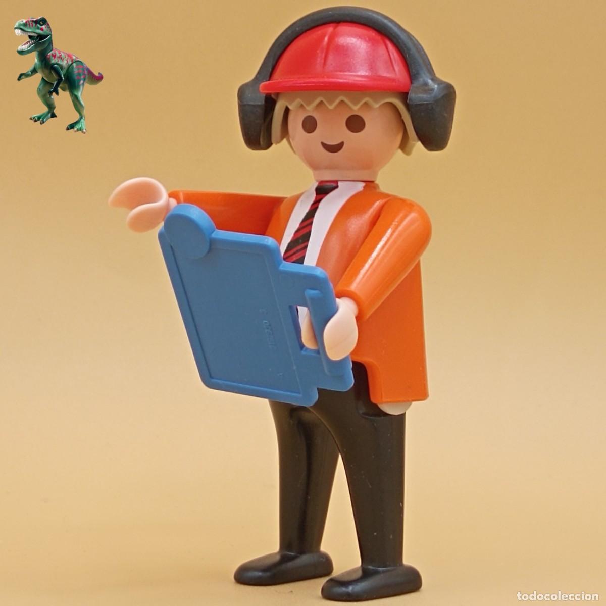 Playmobil: Playmobil figura oficial de carrera Formula 1 F1 comisario de pista equipo tecnico 3738