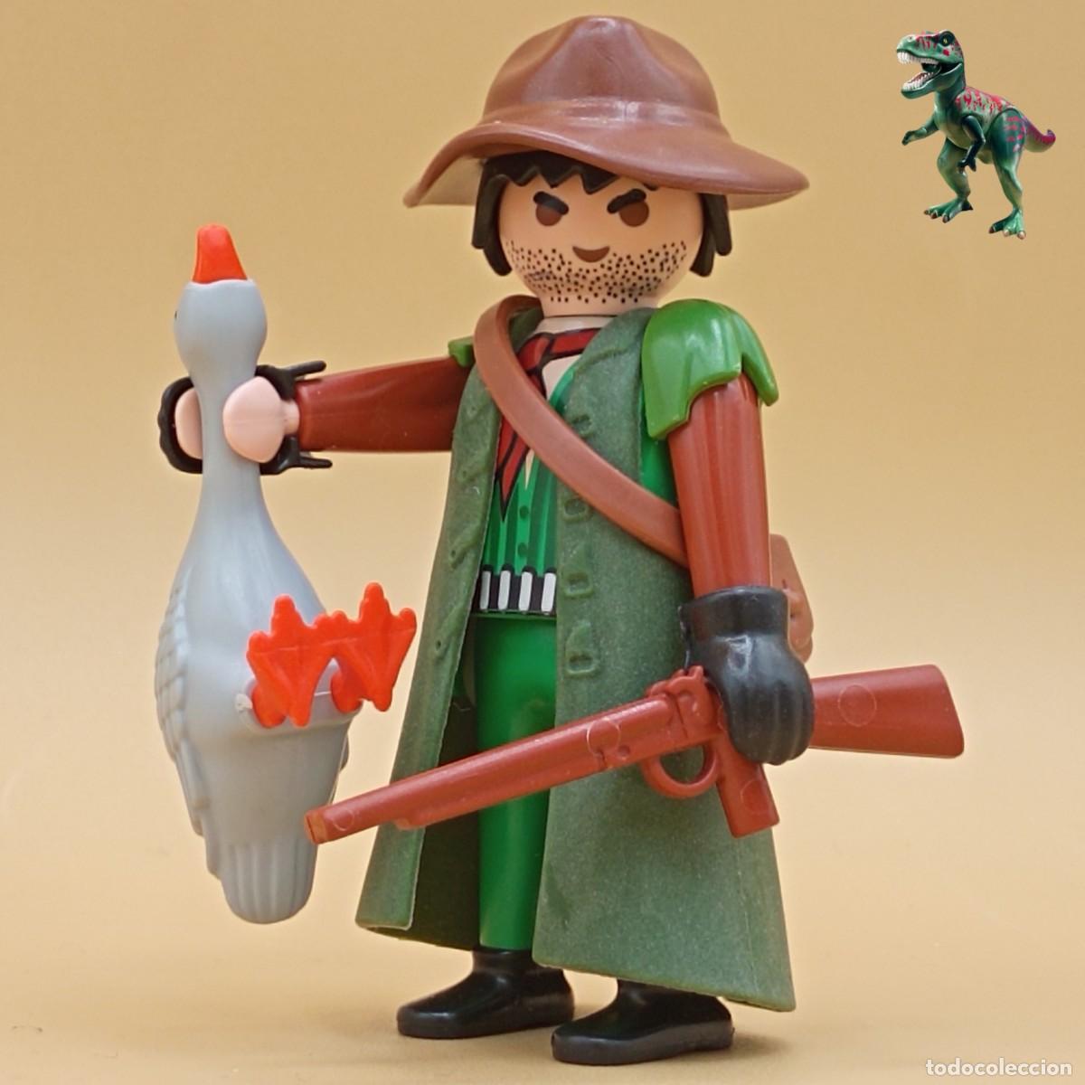 Playmobil: Playmobil figura cazador de aves trampero rastreador ganso pato oeste western