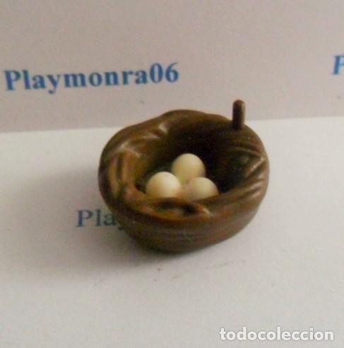 Playmobil: PLAYMOBIL P001-1 ANIMAL NIDO CON HUEVOS ESCENAS OESTE INDIOS MEDIEVAL PIRATAS SELVA BOSQUE
