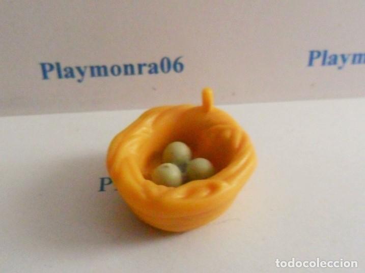 Playmobil: PLAYMOBIL P001-1 ANIMAL NIDO CON HUEVOS ESCENAS OESTE INDIOS MEDIEVAL PIRATAS SELVA BOSQUE