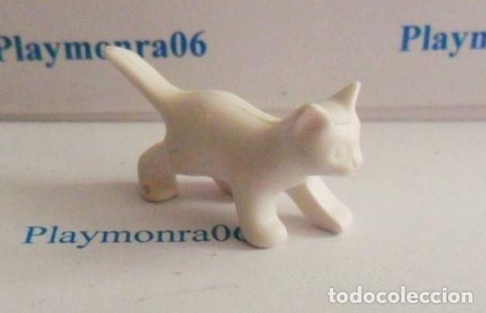 Playmobil: PLAYMOBIL P001-1 ANIMAL FELINO GATO GATITO DOMESTICO BLANCO