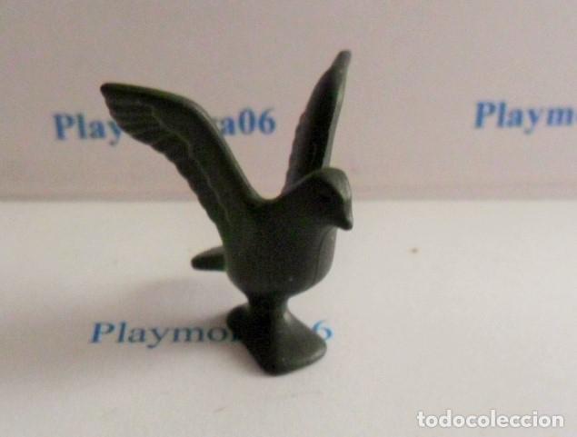 Playmobil: PLAYMOBIL P001-1 * ANIMAL PAJARO PALOMA NEGRA ALAS AVIERTAS