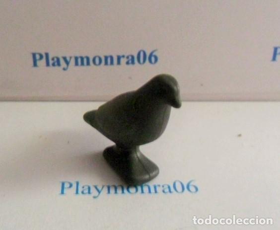 Playmobil: PLAYMOBIL P001-1 * ANIMAL PAJARO PALOMA NEGRA ALAS CERRADAS