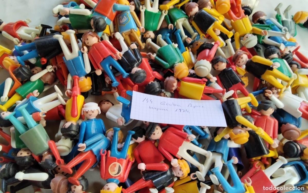 Playmobil: LOTE DE APROX 144 PLAYMOBIL GEOBRA A&Ntilde;O 1974 LA GRAN MAYORIA , VER COMPOSICION