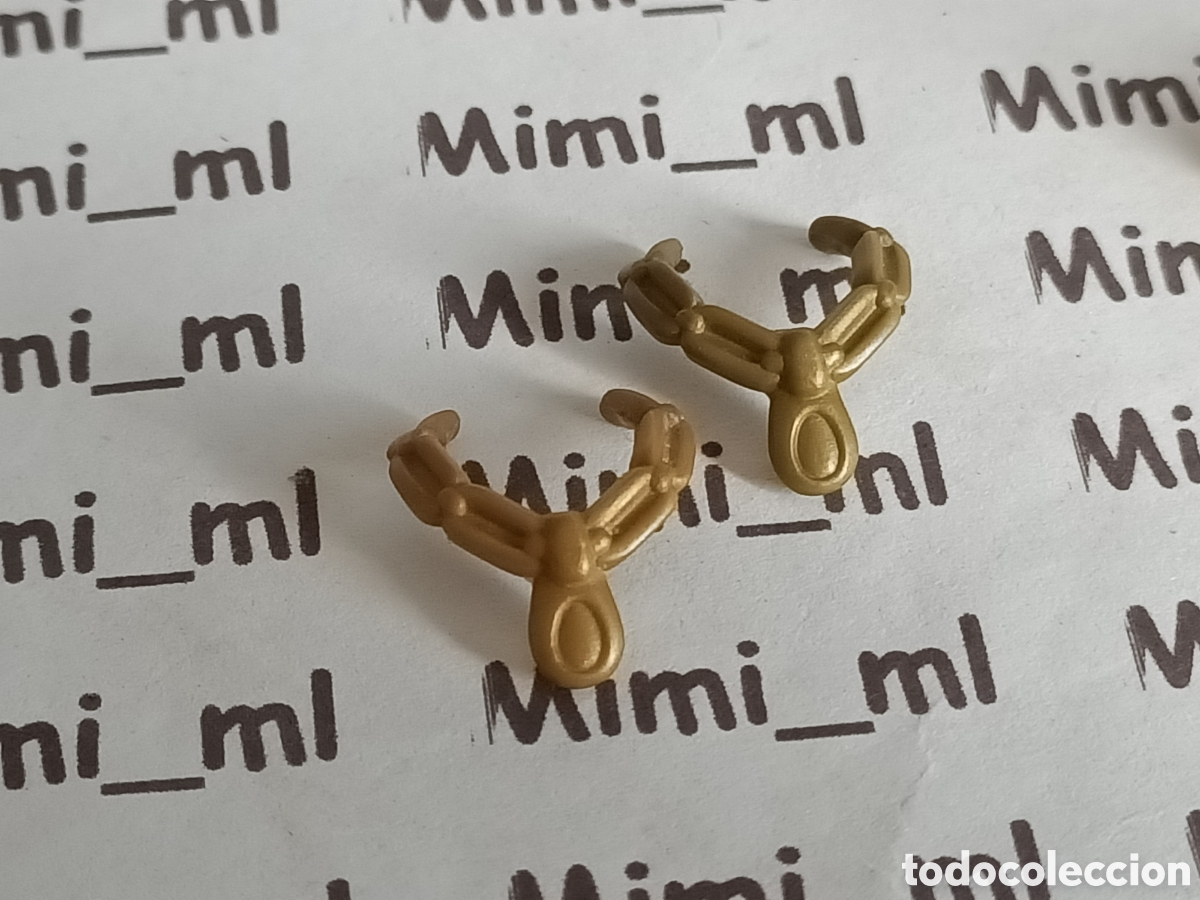 Playmobil: Playmobil 2 collares dorados distinta tonalidad mujer egipcia casa victoriana