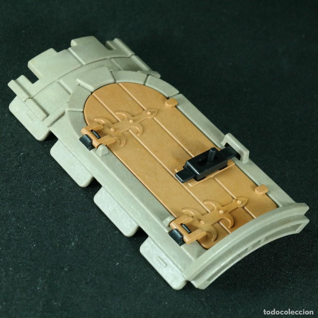 Playmobil: Playmobil pared con puerta torre circular steck☼