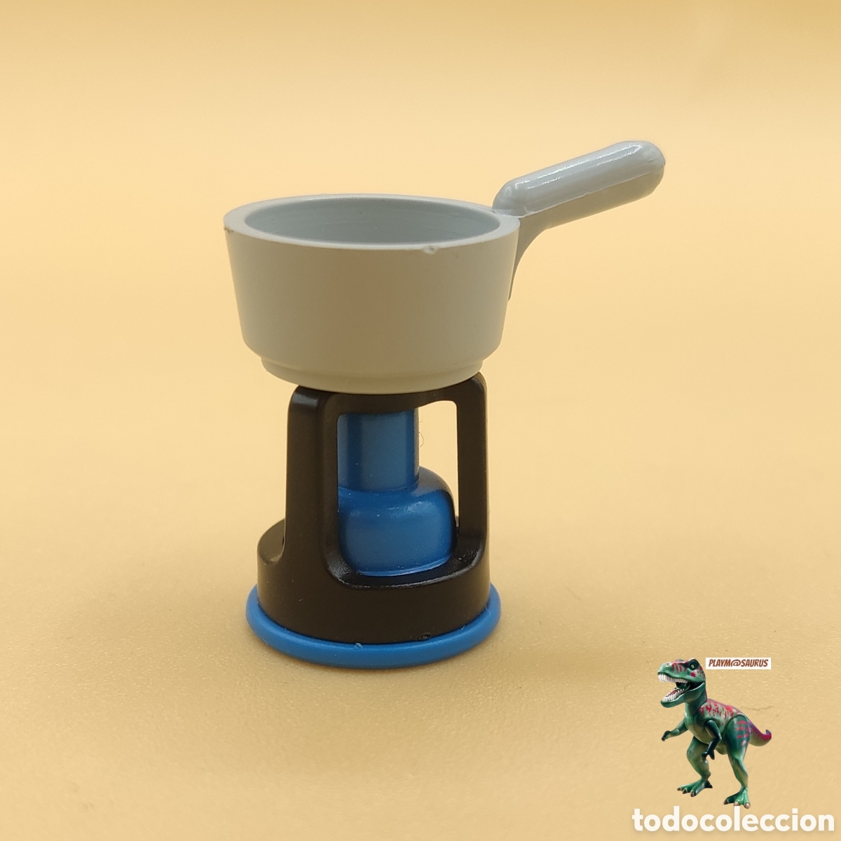Playmobil: PLAYMOBIL hornillo camping gas cazo expedicion aventura explorador esquimal ciclista 3746
