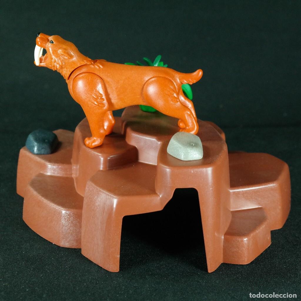 Playmobil: Playmobil tigre dientes de sable con roca ☼ - Foto 2