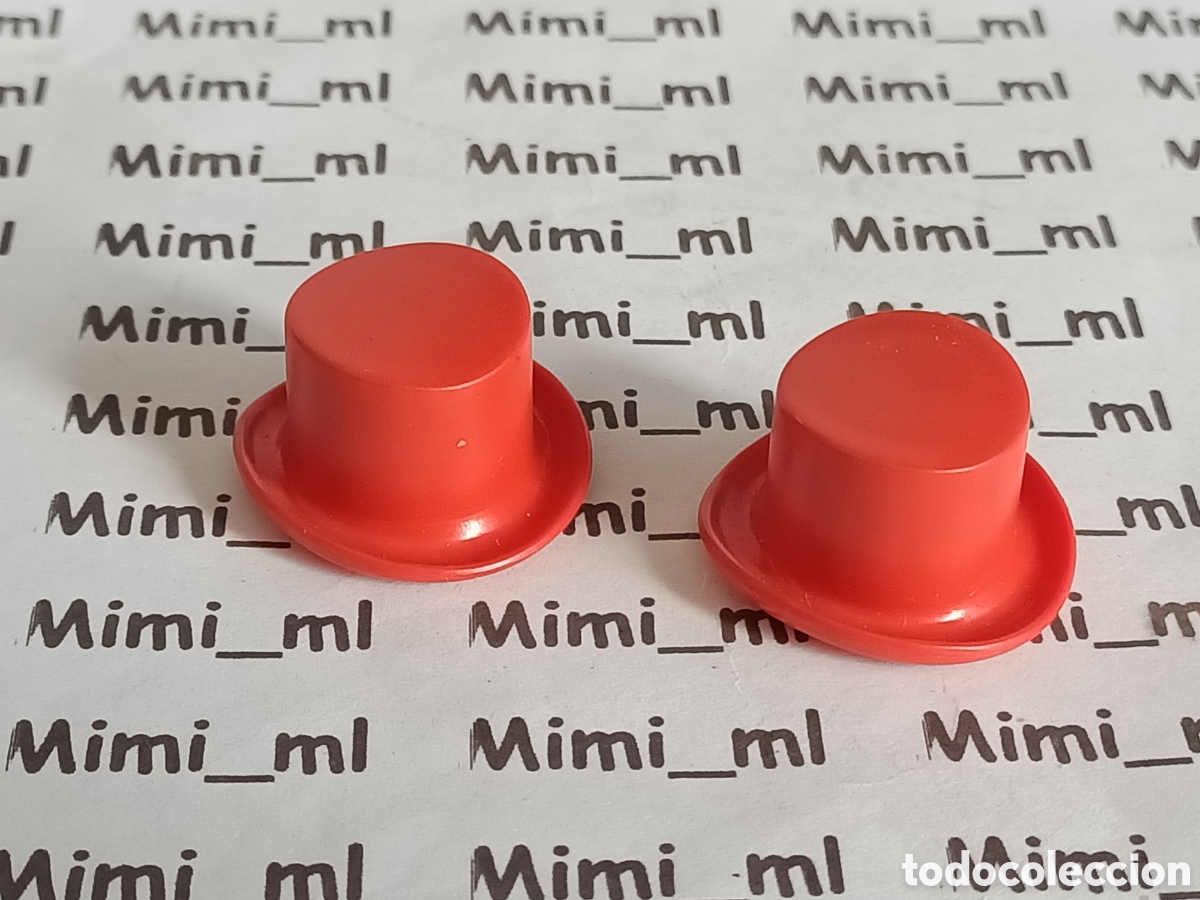 Playmobil: Playmobil 2 gorros rojos circo sombreros altos