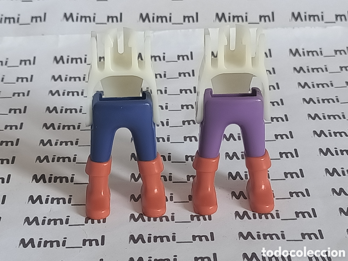 Playmobil: Playmobil 2 pares piernas con esqueleto caballero medieval vikingo recambios figuras