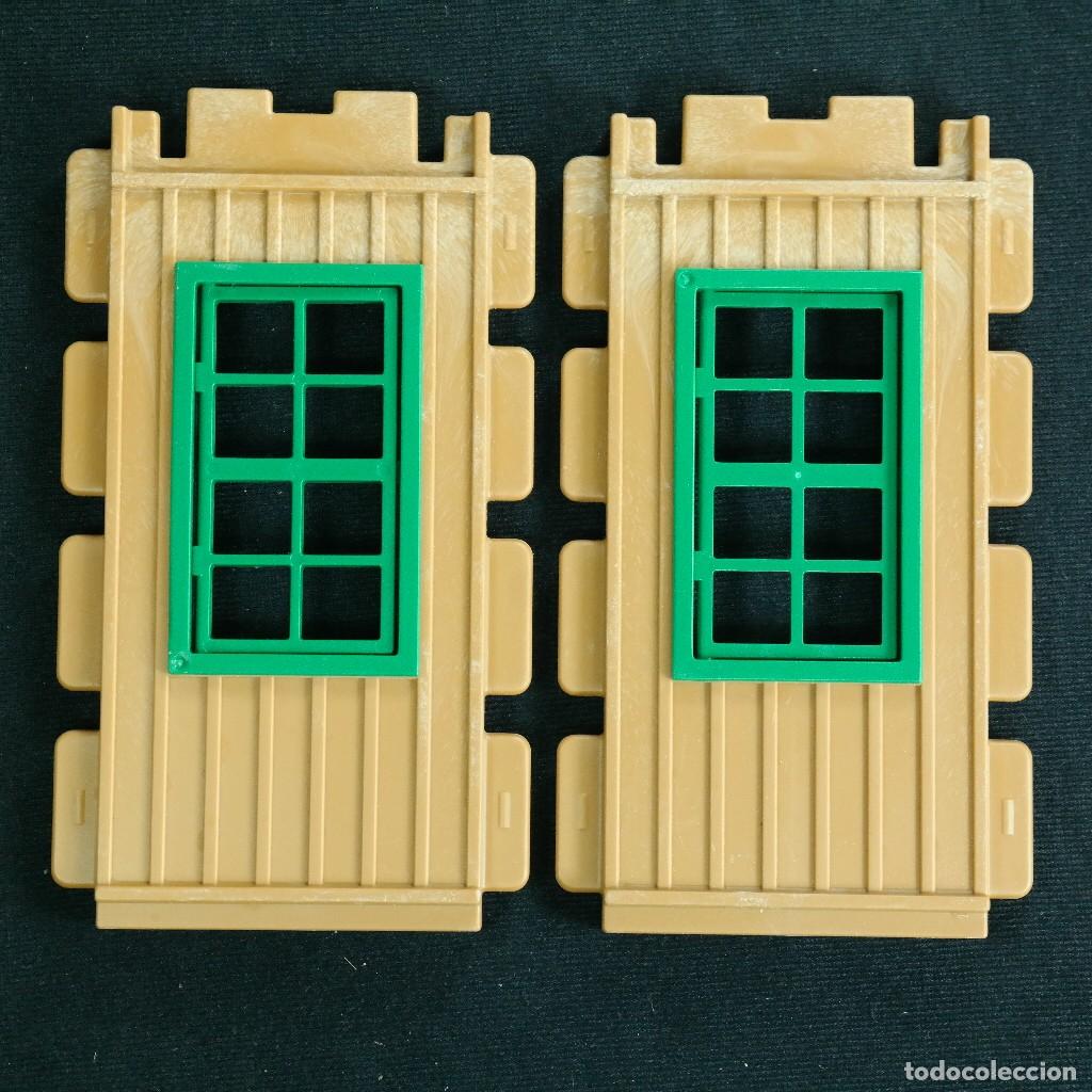 Playmobil: Playmobil dos paredes con ventanas steck ☼