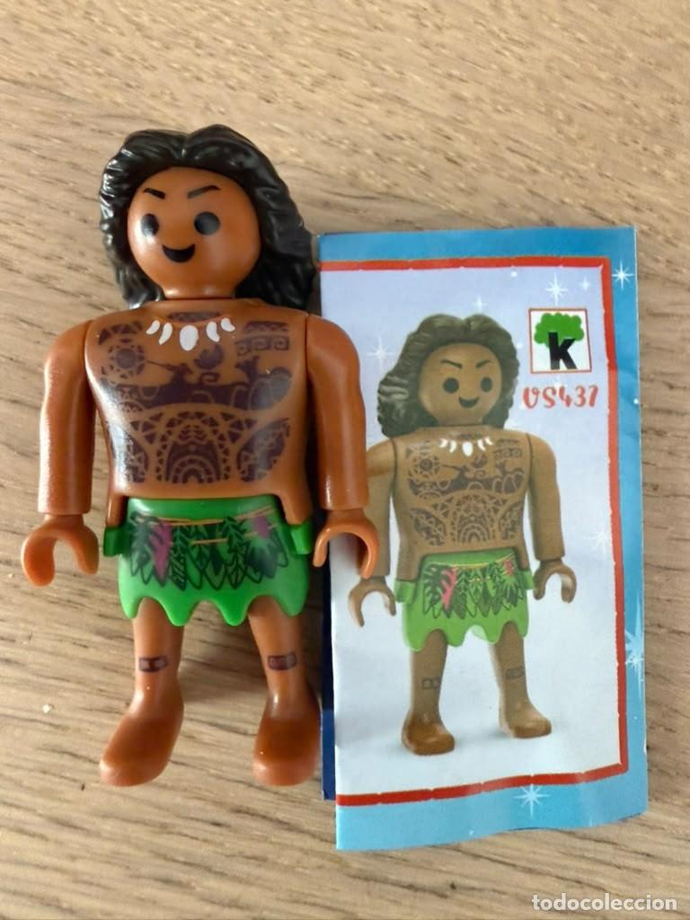 Playmobil: MAUI PLAYMOBIL KINDER SORPRESA DISNEY PELICULA VAIANA NUEVO HUEVO KINDER PERSONAJE DISNEY