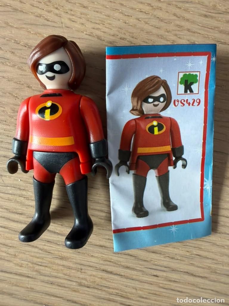 Playmobil: MUJER MRS. INCREIBLE PLAYMOBIL KINDER SORPRESA DISNEY PELICULA LOS INCREIBLES NUEVO HUEVO PERSONAJE