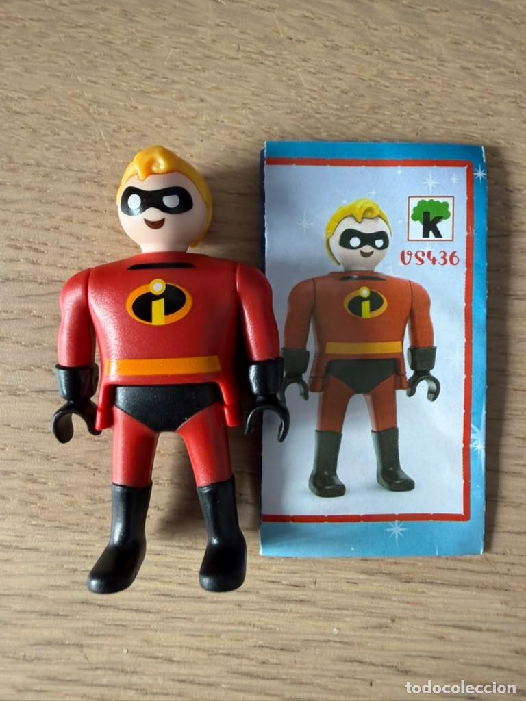 Playmobil: HOMBRE MRS. INCREIBLE PLAYMOBIL KINDER SORPRESA DISNEY PELICULA LOS INCREIBLES NUEVO HUEVO PERSONAJE