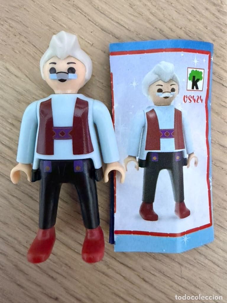 Playmobil: GEPETTO PLAYMOBIL KINDER SORPRESA DISNEY PELICULA PINOCHO NUEVO HUEVO KINDER PERSONAJE DISNEY