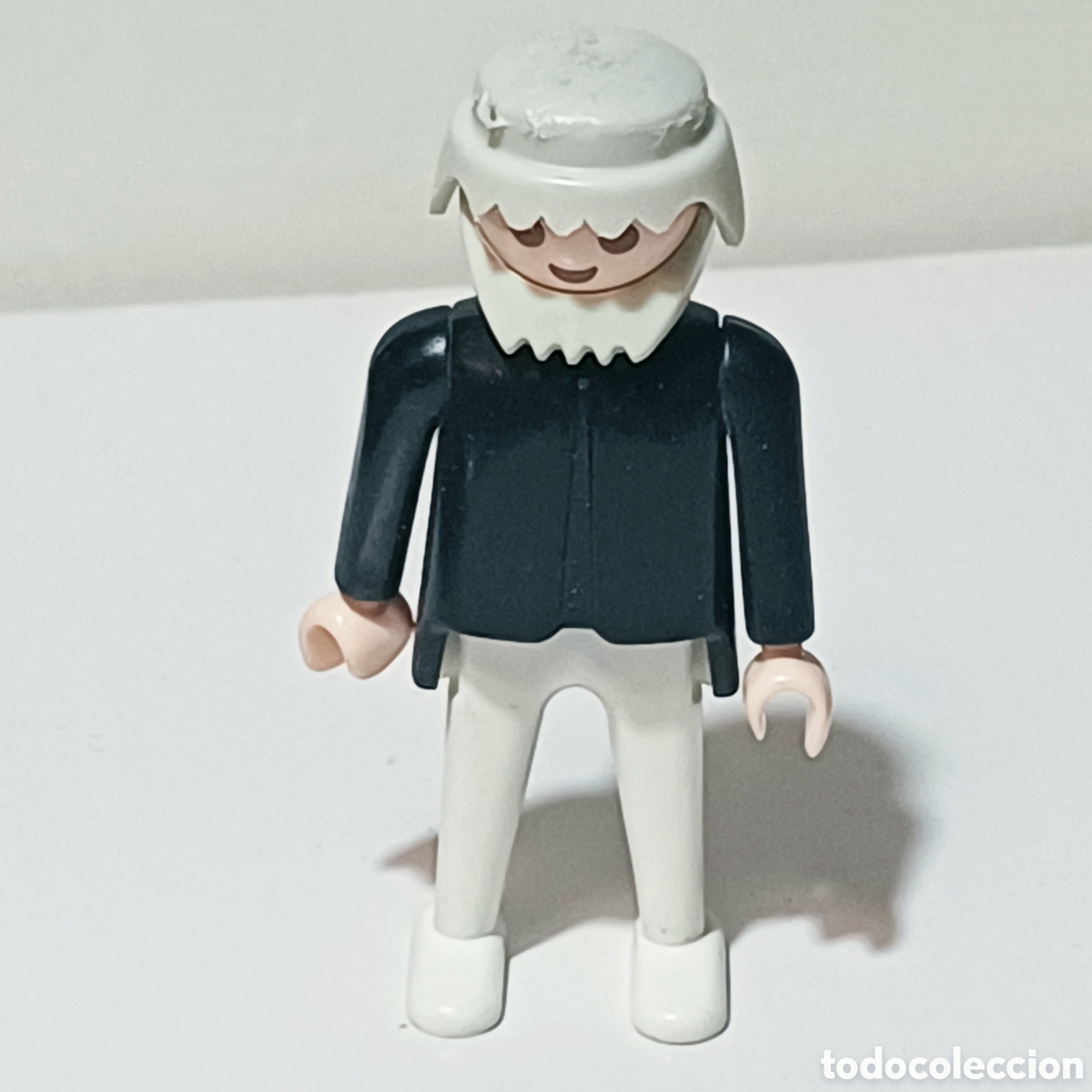 Playmobil: Figura Playmobil hombre nayor viejo con barba blanca oeste western city ciudad