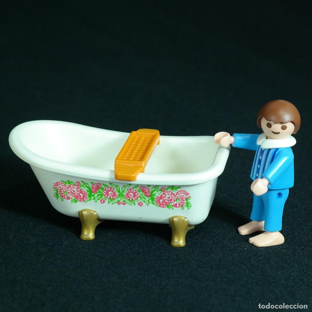 Playmobil: Playmobil ni&ntilde;o con ba&ntilde;era ☼