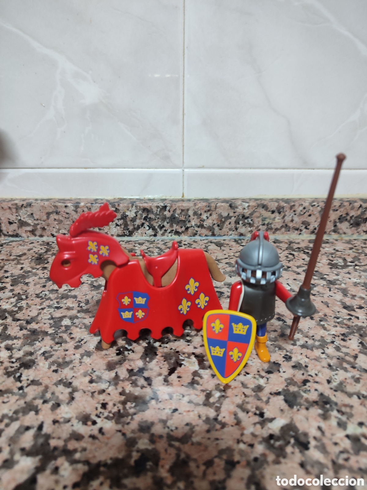 Playmobil: Caballero de la flor delis .Playmobil