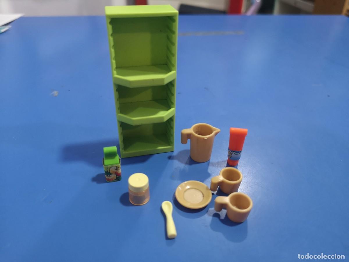Playmobil: Playmobil comida estanteria casa jarra plato Sas