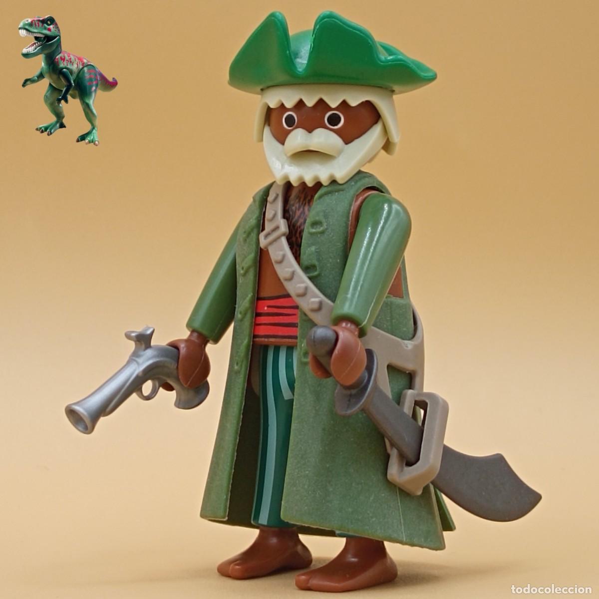 Playmobil: Playmobil figura capitan pirata tripulante marinero bucanero corsario barco galeon