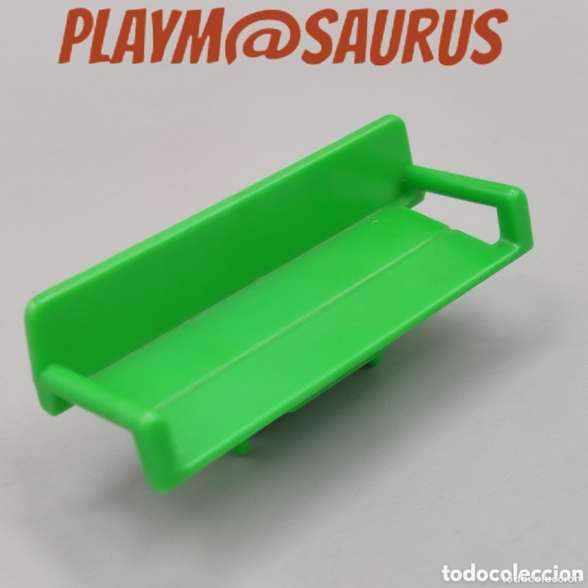 Playmobil: Playmobil asiento verde conductor remolque tractor vintage granja 3501 3554 3555 pieza parte antiguo