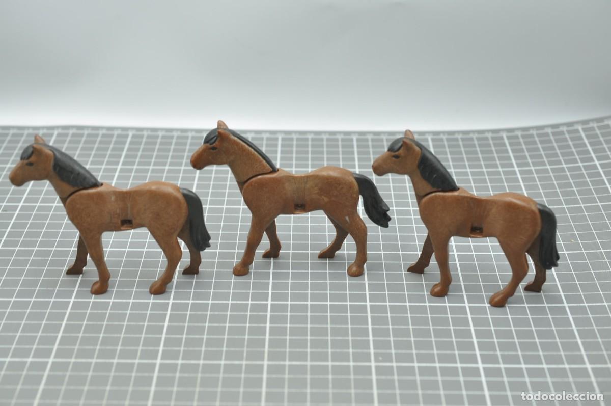 Playmobil: WSK112 Playmobil, 3 caballos