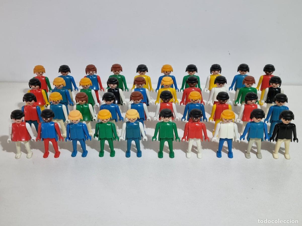 Playmobil: Playmobil Antiguo Lote 40x Mano Fija Figura Hombre Mujer Click Adulto Keko