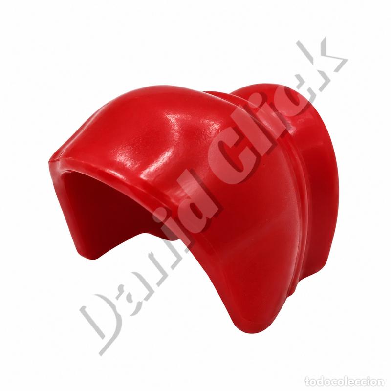 Playmobil: Playmobil Gorro Medieval Rojo Aldeano Granjero Bel&eacute;n Repuesto Custom