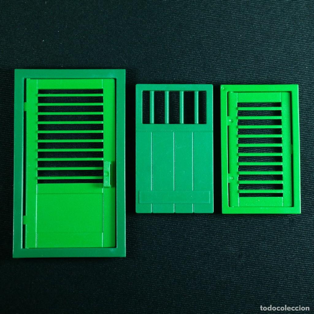 Playmobil: Playmobil puerta y ventanas verdes ☼ - Foto 1