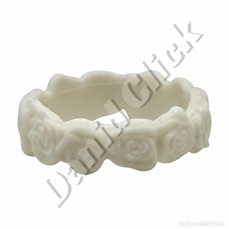 Playmobil: Playmobil Diadema Flores Blanca Novia Princesa Reina Boda Corona Floral