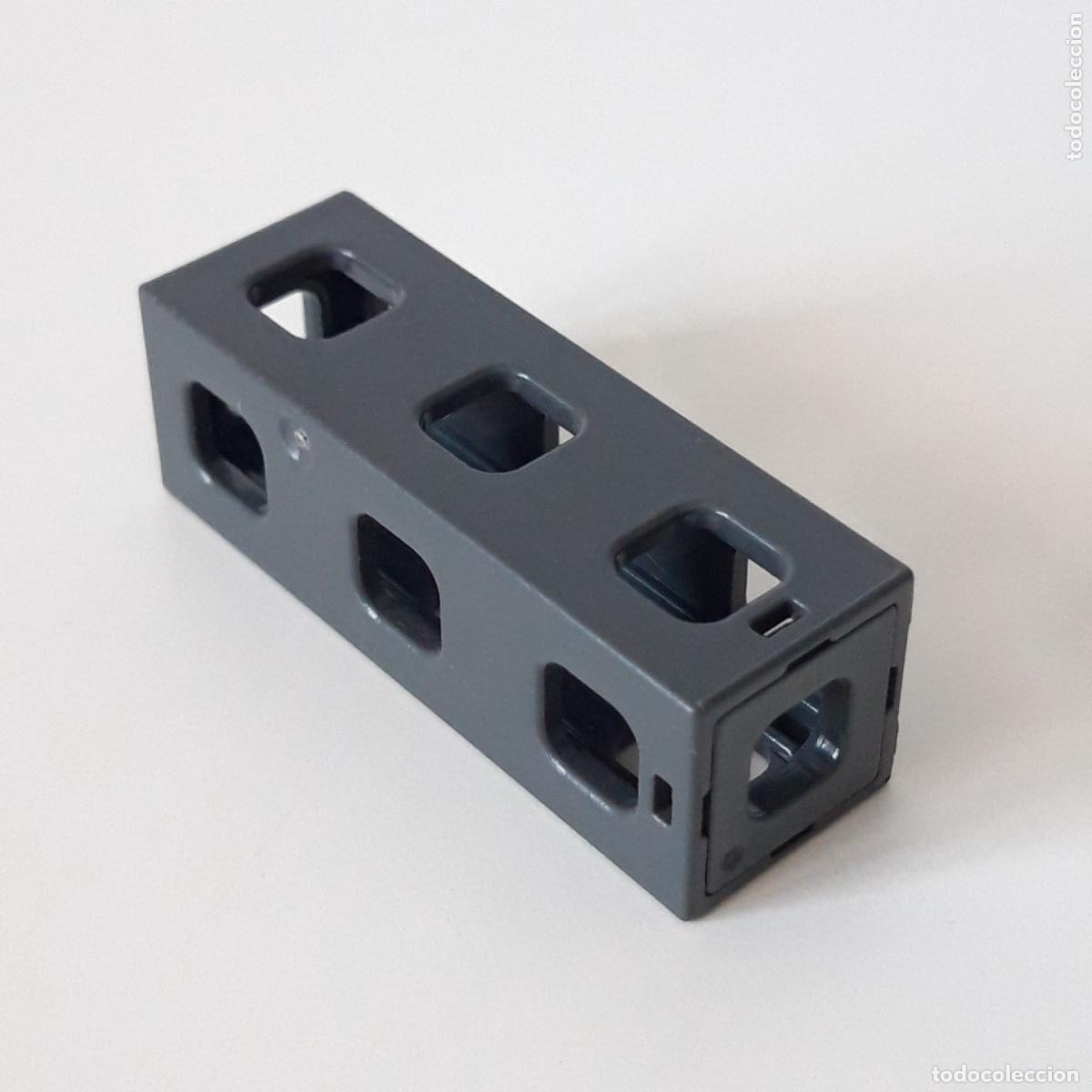 Playmobil: PLAYMOBIL POSTE GRIS OSCURO SYSTEM X AGUJEROS CONECTOR VIGA COLUMNA