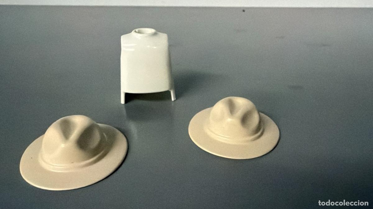 Playmobil: playmobil lote 2 unidades gorro sombrero oeste ala redona vaqueros