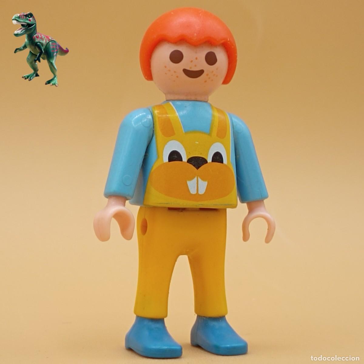 Playmobil: Playmobil figura ni&ntilde;o chico medieval victoriano western granja city life circo pirata vintage L1