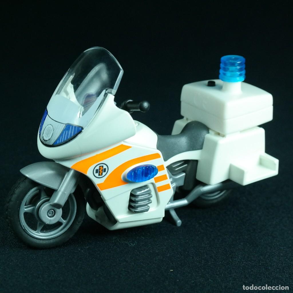 Playmobil: Playmobil moto blanca ☼
