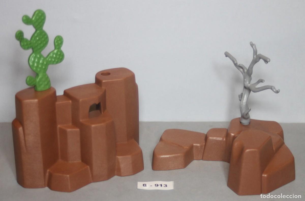 Playmobil: PLAYMOBIL PIEDRAS MARRONES ESCENA OESTE DESIERTO (B-913)