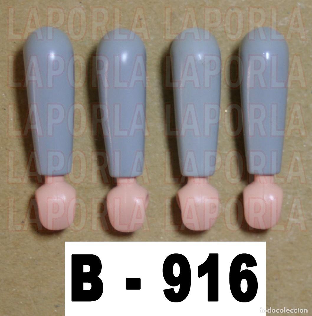 Playmobil: PLAYMOBIL 4 BRAZOS GRIS CLARO (B-916)