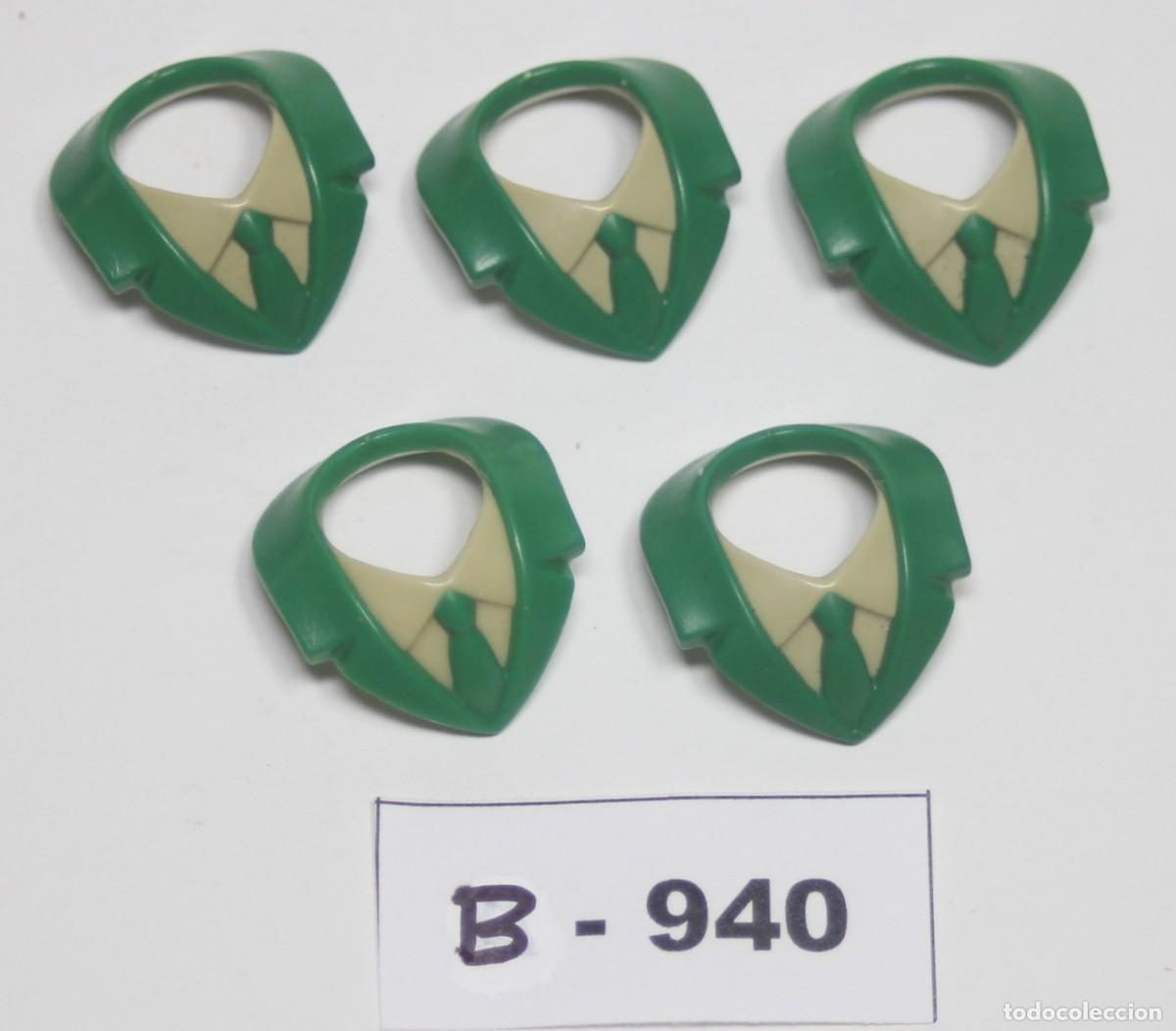 Playmobil: PLAYMOBIL 5 CUELLOS CHAQUETA CON CORBATA - OFICINA MODA GUARDIA CIVIL POLIZEI (B-940)