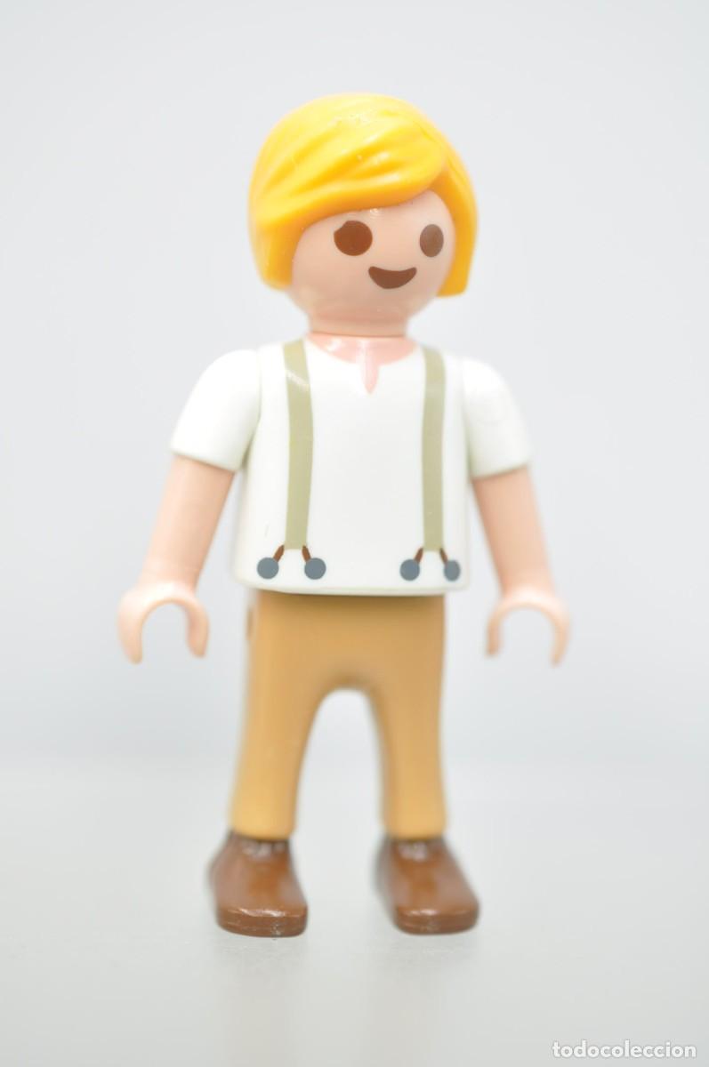 Playmobil: WSK113 Playmobil, figura hombre, ni&ntilde;o serie Heidi, victoriano