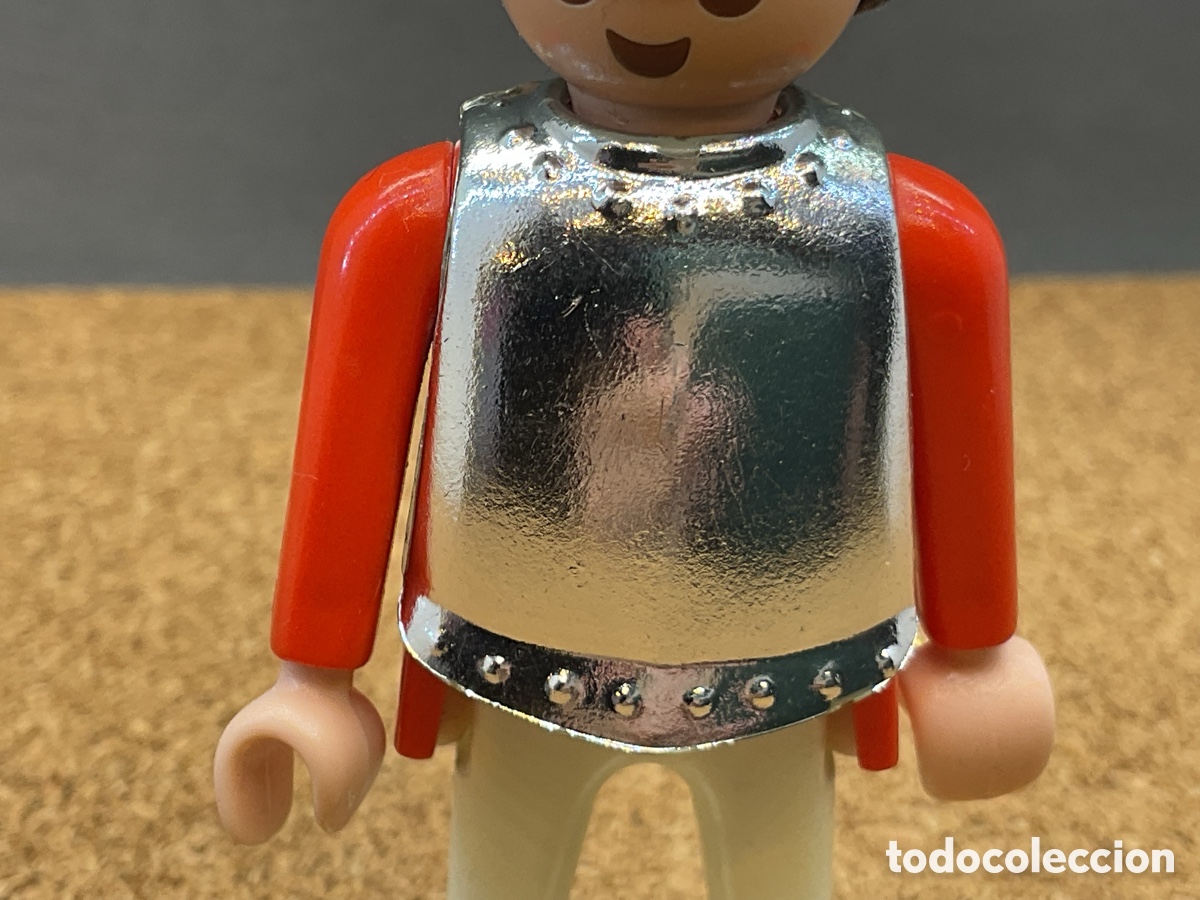 Playmobil: ACCESORIO PLAYMOBIL. ANTIGUO PETO, ARN&Eacute;S, CORAZA PLATEADA , ARMADURA TORSO. FAMOBIL