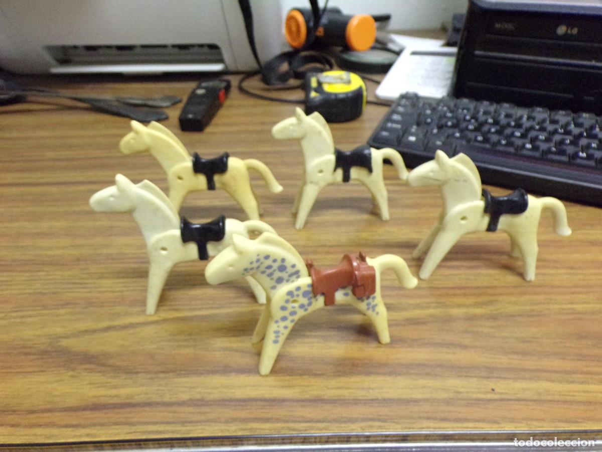 Playmobil: lote 5 caballo playmobil